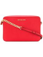 Michael Michael Kors Jet Set Travel Large Crossbody Bag - Red