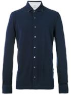 Hackett Slim-cut Shirt, Men's, Size: Large, Blue, Silk/cotton