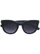 Dolce & Gabbana Eyewear Rounded Cat Eye Sunglasses - Black