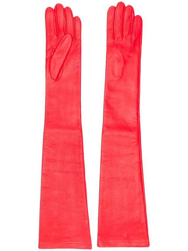 No21 Long Gloves - Red