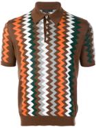 Prada Geometric Print Polo Shirt - Multicolour