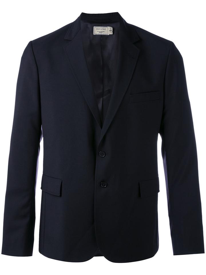 Maison Kitsuné - Two-button Blazer - Men - Acetate/viscose/wool - 54, Blue, Acetate/viscose/wool