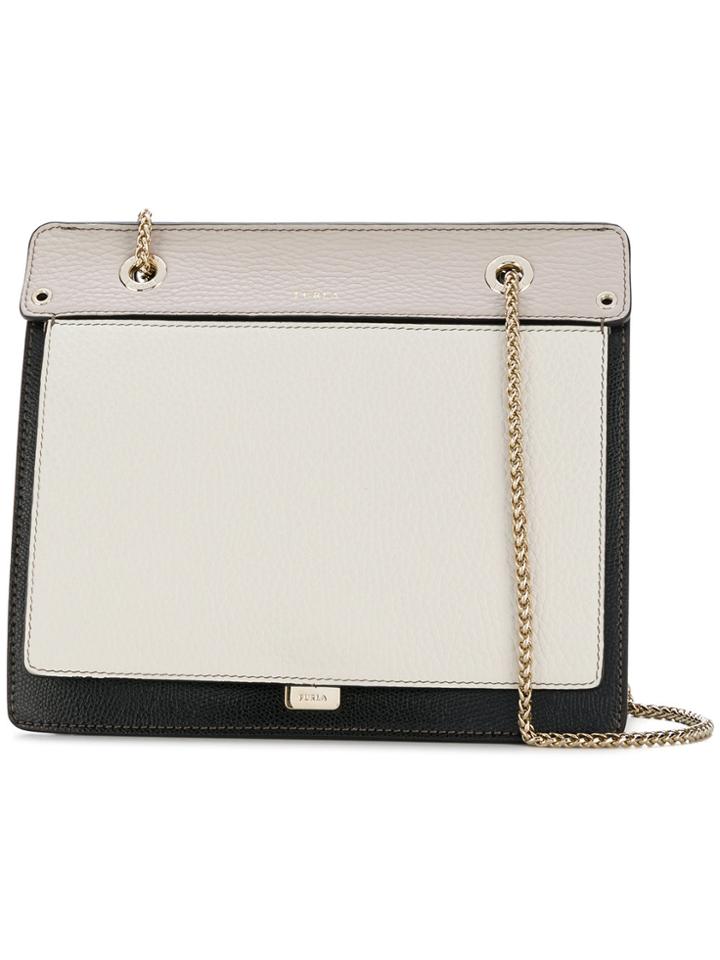 Furla Pebbled Texture Crossbody Bag - Nude & Neutrals
