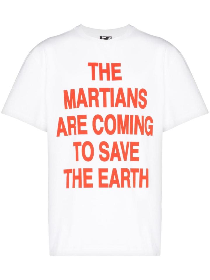 Liam Hodges Slogan Print T-shirt - White