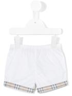 Burberry Kids Checkered Shorts, Toddler Boy's, Size: 12 Mth, White