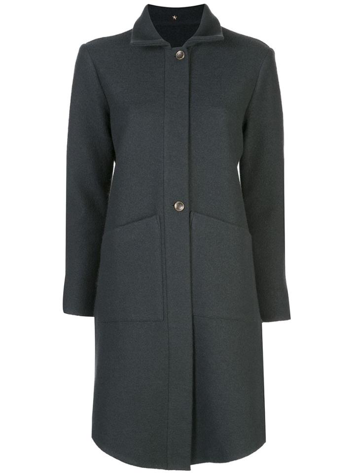 Peter Cohen Single Breasted Coat - Green