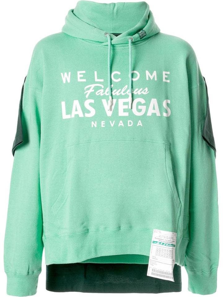 Maison Mihara Yasuhiro Printed Back T-shirt Sweatshirt - Green