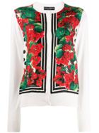 Dolce & Gabbana Floral Print Cardigan - Red