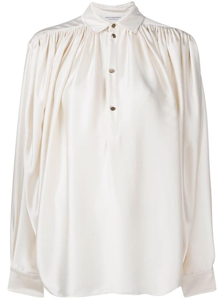 Philosophy Di Lorenzo Serafini Oversized Blouse - Neutrals