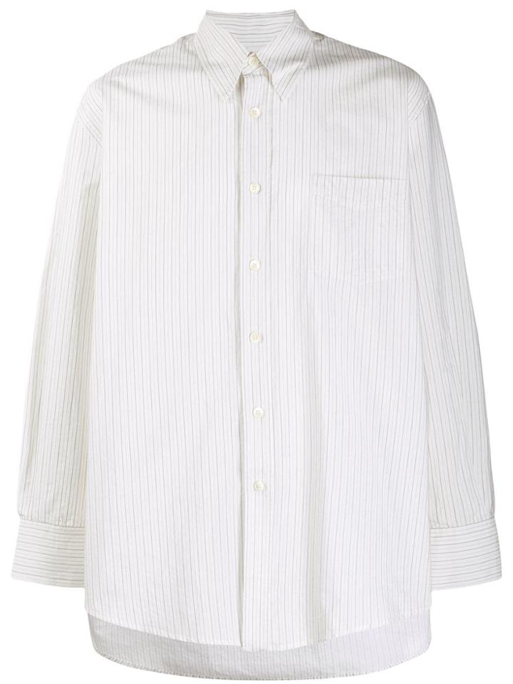 Our Legacy Loose-fit Striped Shirt - White