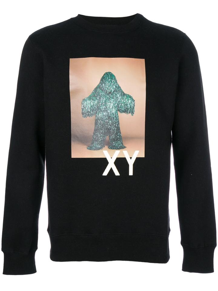 Cy Choi Printed Sweatshirt - Black