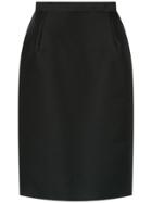 À La Garçonne Zibeline Pencil Skirt - Black