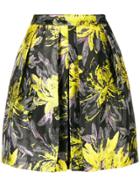 Steffen Schraut High Waisted Floral Skirt - Yellow & Orange