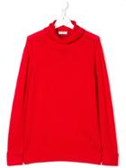 Paolo Pecora Kids Roll Neck Sweater - Red