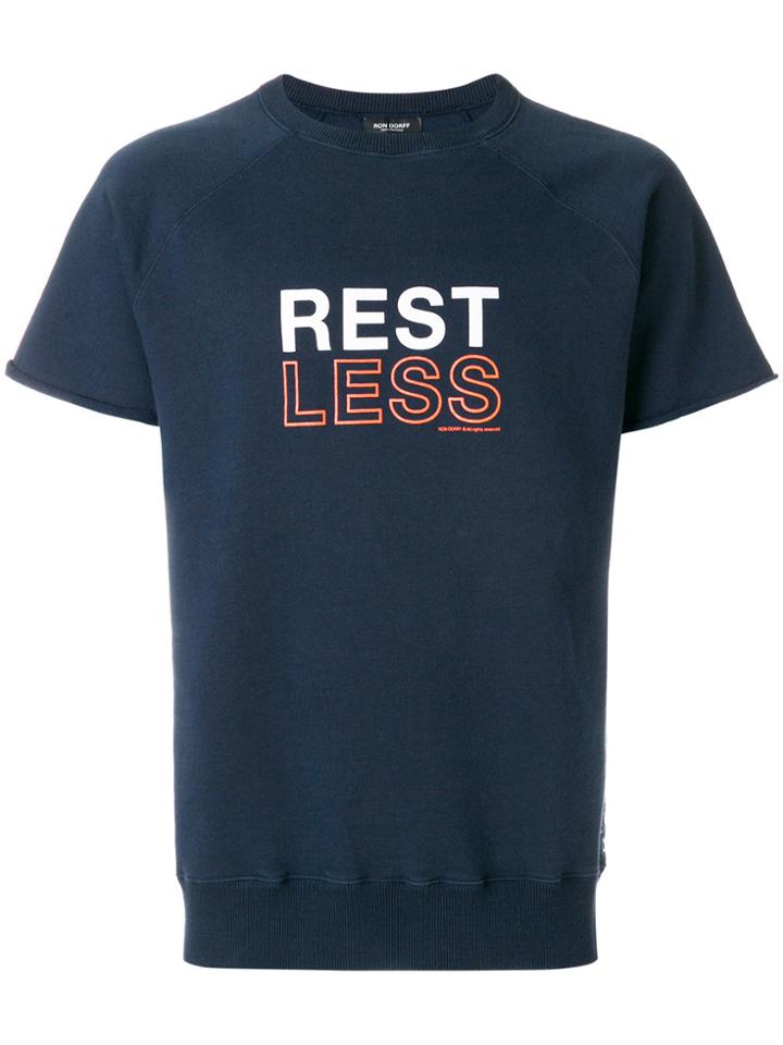 Ron Dorff Rest Less Sweatshirt T-shirt - Blue