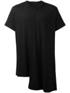 Yohji Yamamoto Asymmetric T-shirt, Men's, Size: 3, Black, Cotton/rayon