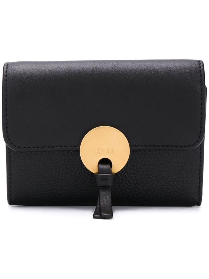 Chloé Indy Compact Wallet - Black