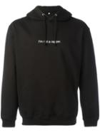 F.a.m.t. - 'i'm Not A Rapper' Hoodie - Unisex - Cotton/polyester - Xs, Black, Cotton/polyester