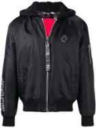 Philipp Plein Teddy Bear Bomber Jacket - Black