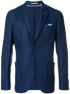 Paoloni Classic Fitted Blazer - Blue
