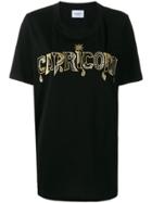 Dondup Capricorn Slogan T-shirt - Black