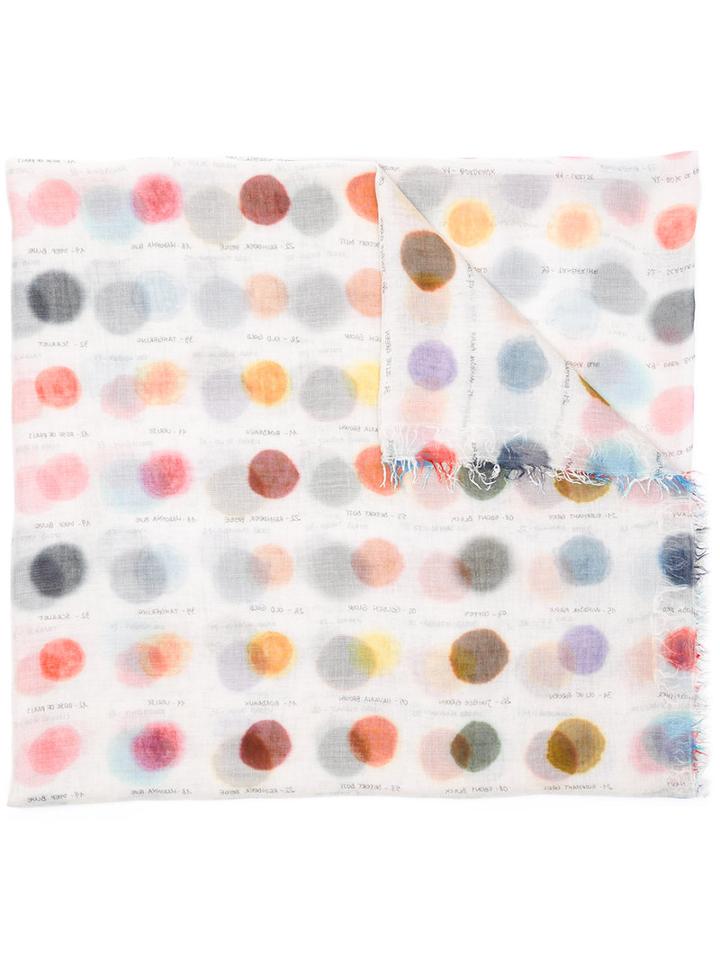 Faliero Sarti Polka-dot Scarf, Women's, Silk/modal