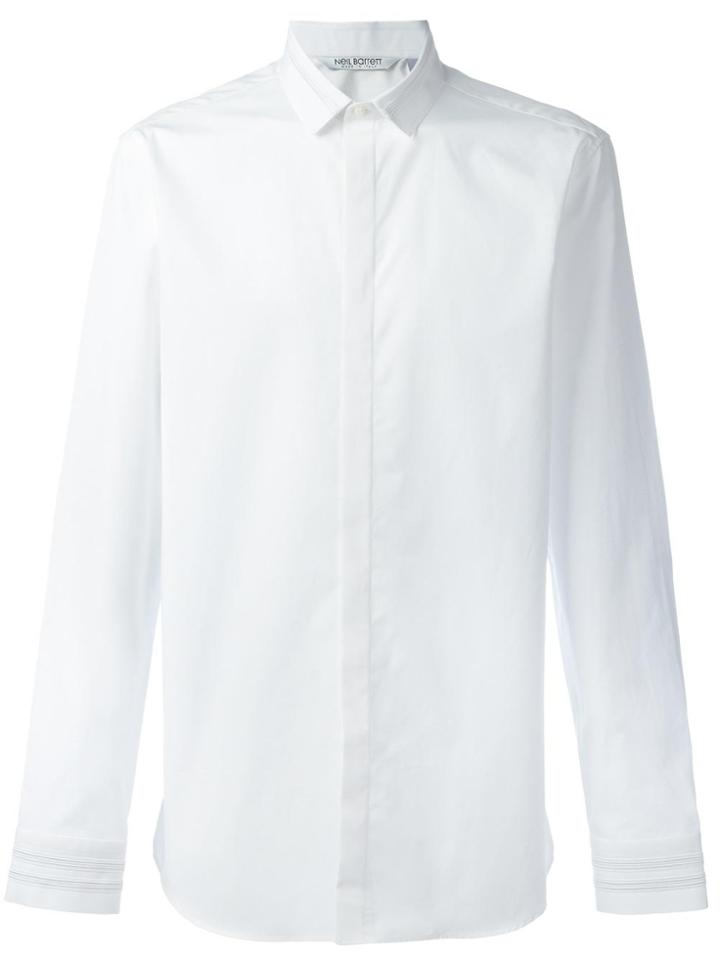 Neil Barrett Embroidered Detail Shirt - White