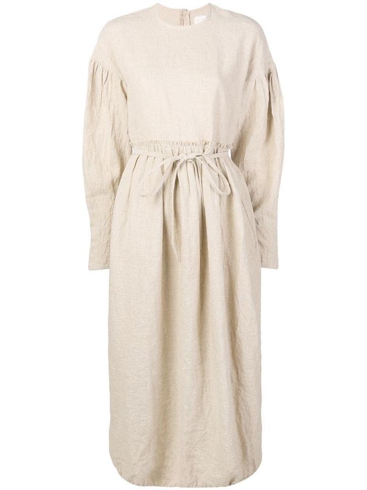 École De Curiosités Longsleeved Dress - Neutrals