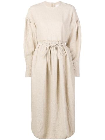 École De Curiosités Longsleeved Dress - Neutrals