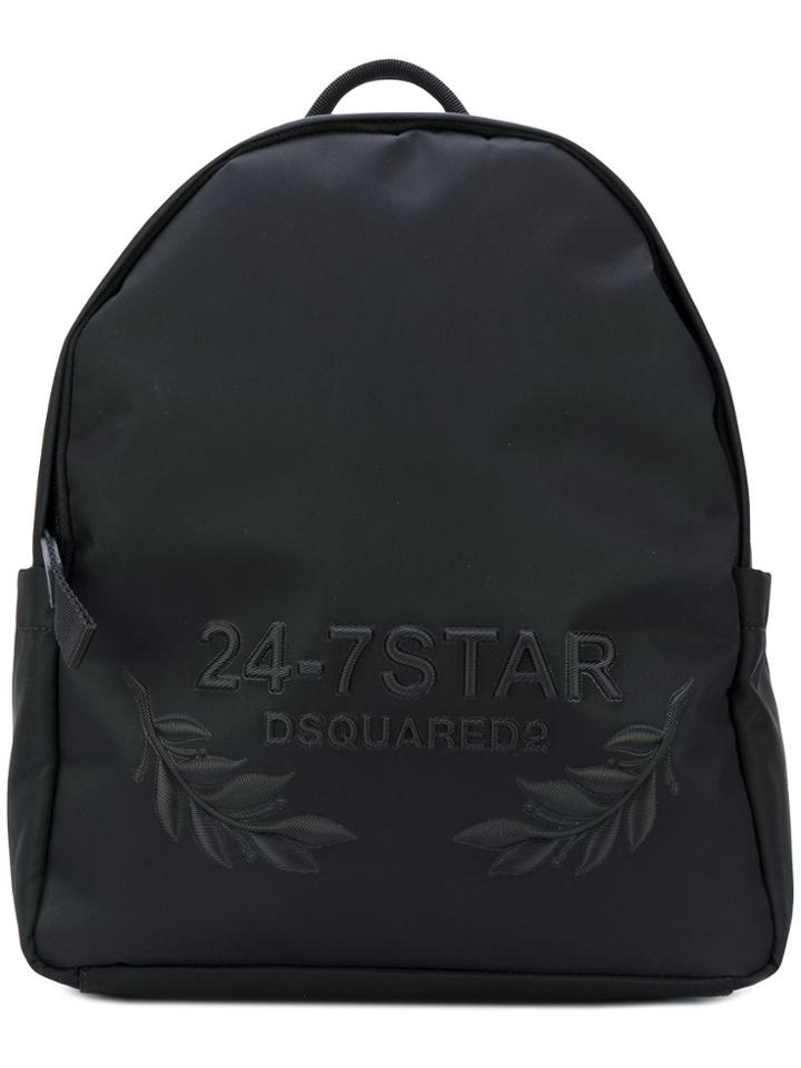 Dsquared2 Branded Backpack - Black
