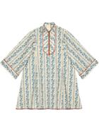 Gucci Gucci Rosebuds Poplin Short Kaftan - Nude & Neutrals
