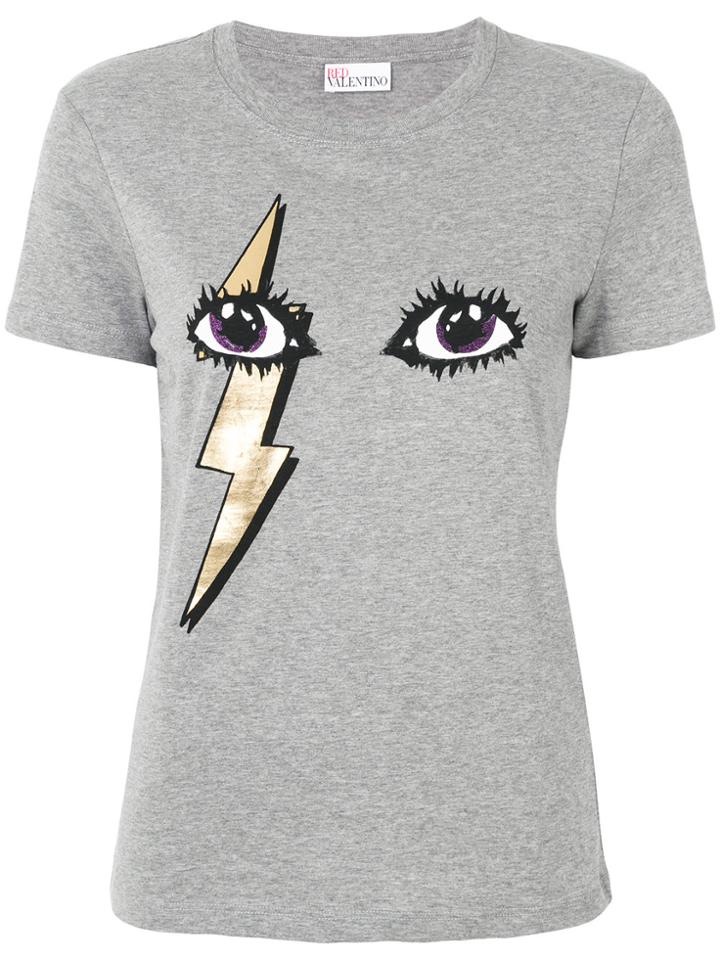 Red Valentino Glitter Eyes T-shirt - Unavailable