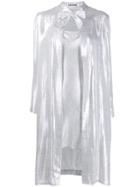 Jourden Metallic-effect Slip Coat