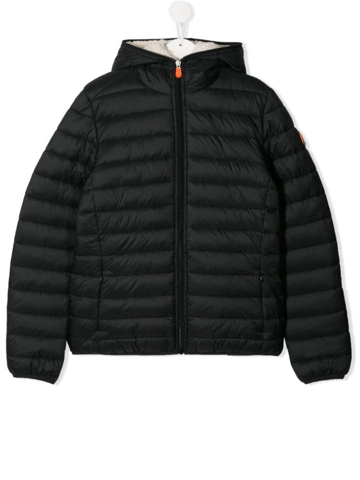 Save The Duck Kids Teen Padded Jacket - Black