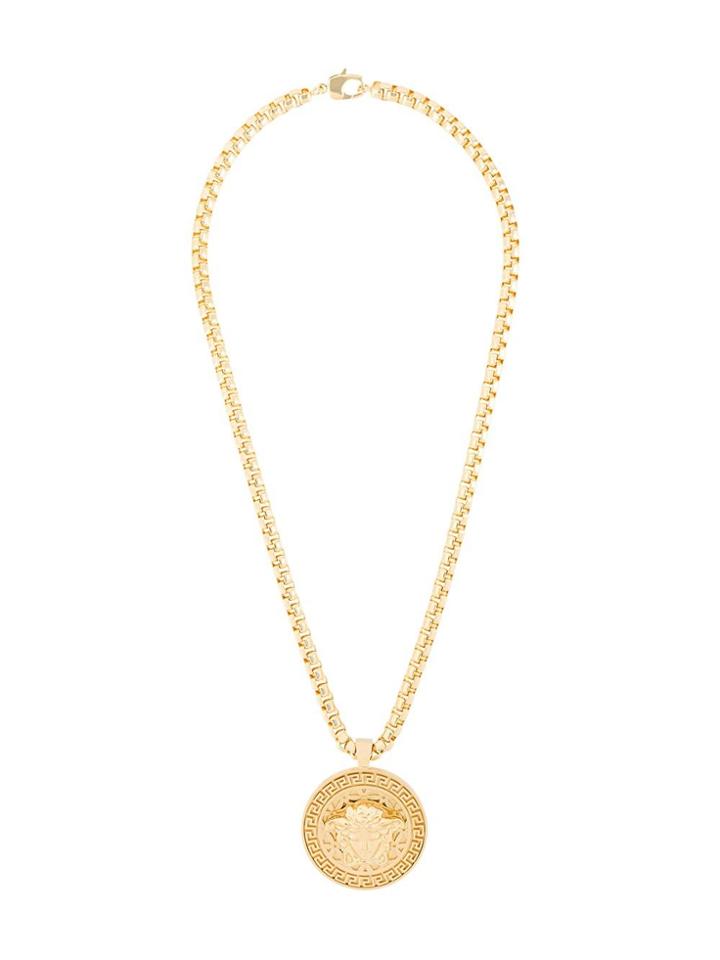 Versace Big Medusa Chain Necklace - Metallic