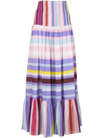 Michel Klein Long Striped Skirt - Multicolour