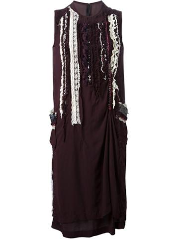 Comme Des Garcons Vintage 'tricot Cdg' Applique Dress