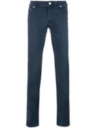 Jacob Cohen Slim-fit Trousers, Men's, Size: 30, Blue, Cotton/spandex/elastane