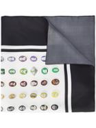 Rosie Assoulin Large Print Scarf - Black