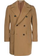 Manuel Ritz Double Breasted Coat - Brown