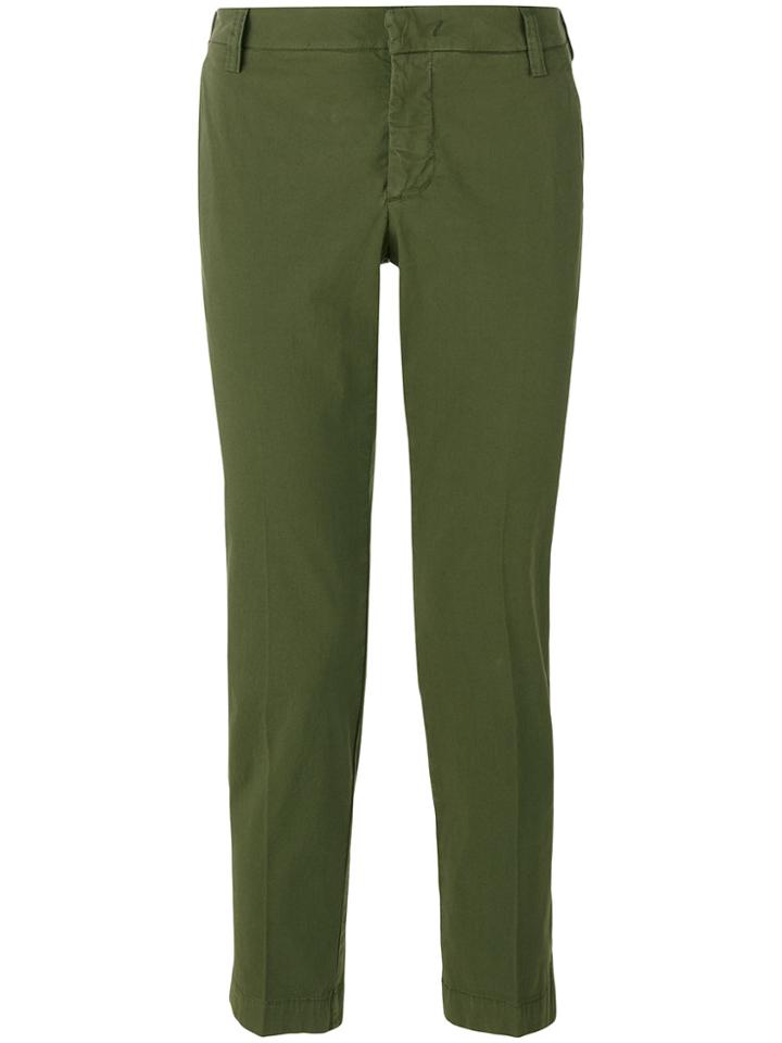 Entre Amis Slim Fit Trousers - Green
