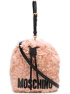 Moschino Wool Bucket Bag - Pink & Purple