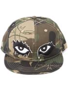 Haculla Camouflage Print Eyes Cap, Adult Unisex, Green, Cotton