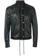 Diesel Black Gold - Bomber Jacket - Men - Cotton/viscose/lamb Nubuck Leather - 52, Cotton/viscose/lamb Nubuck Leather
