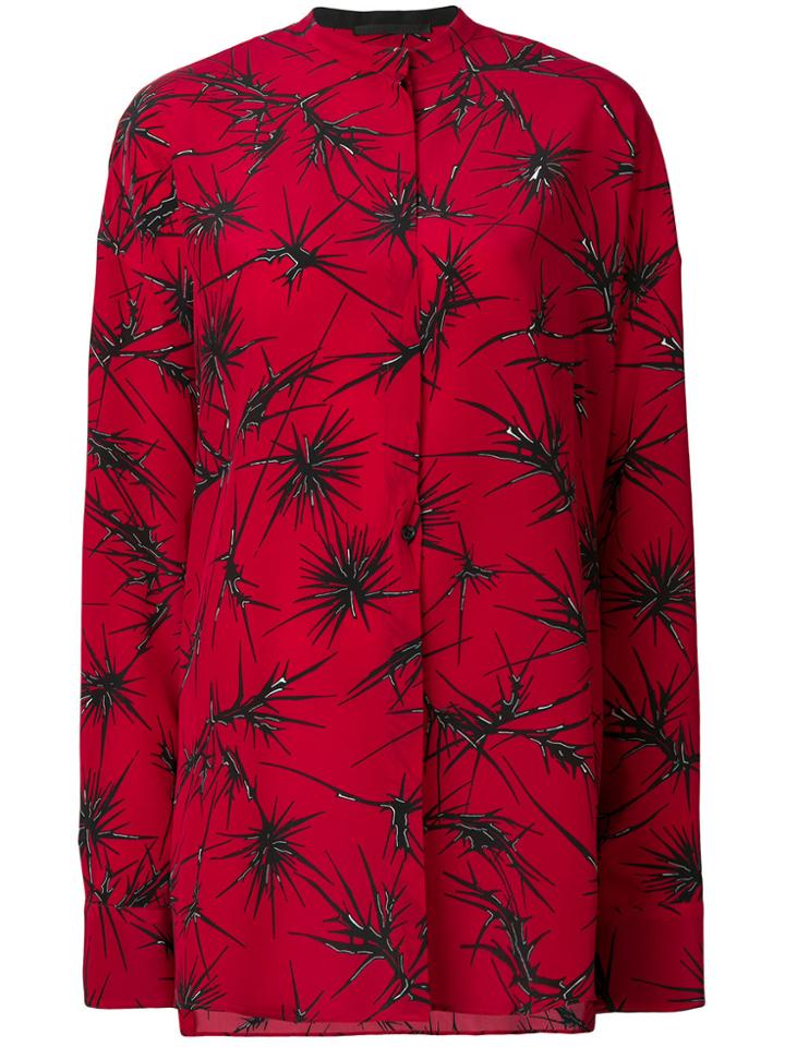 Haider Ackermann Floral Print Shirt - Red