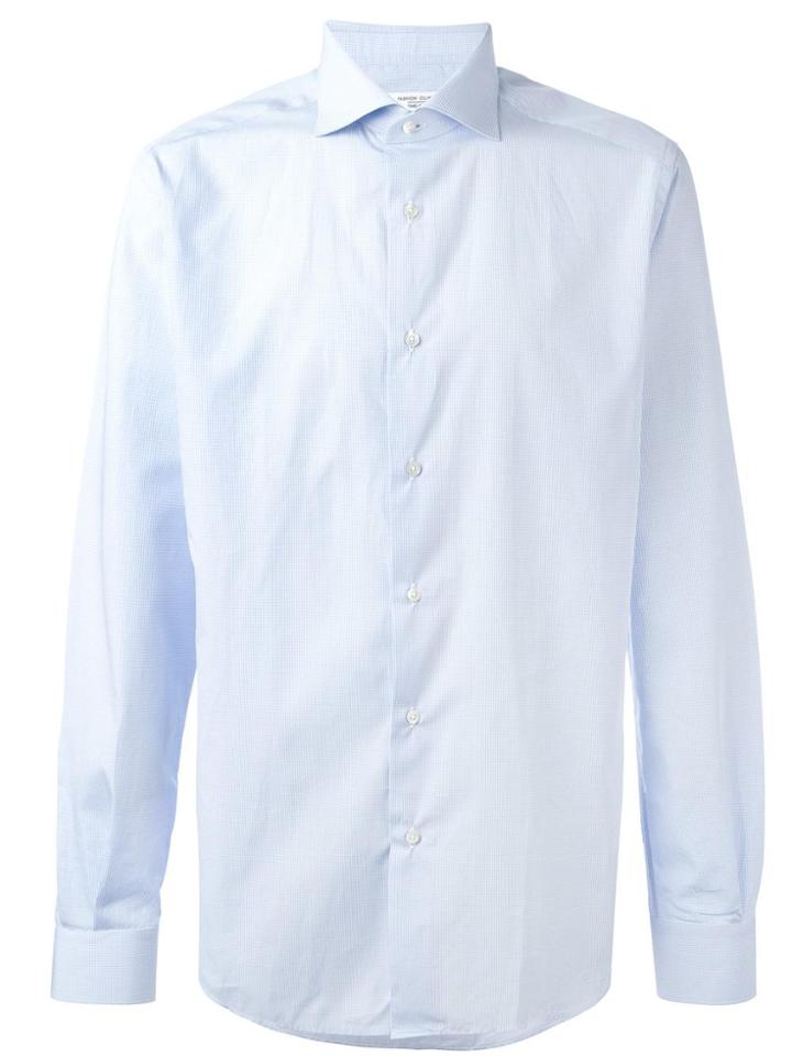 Fashion Clinic Timeless Classic Checked Shirt - Blue