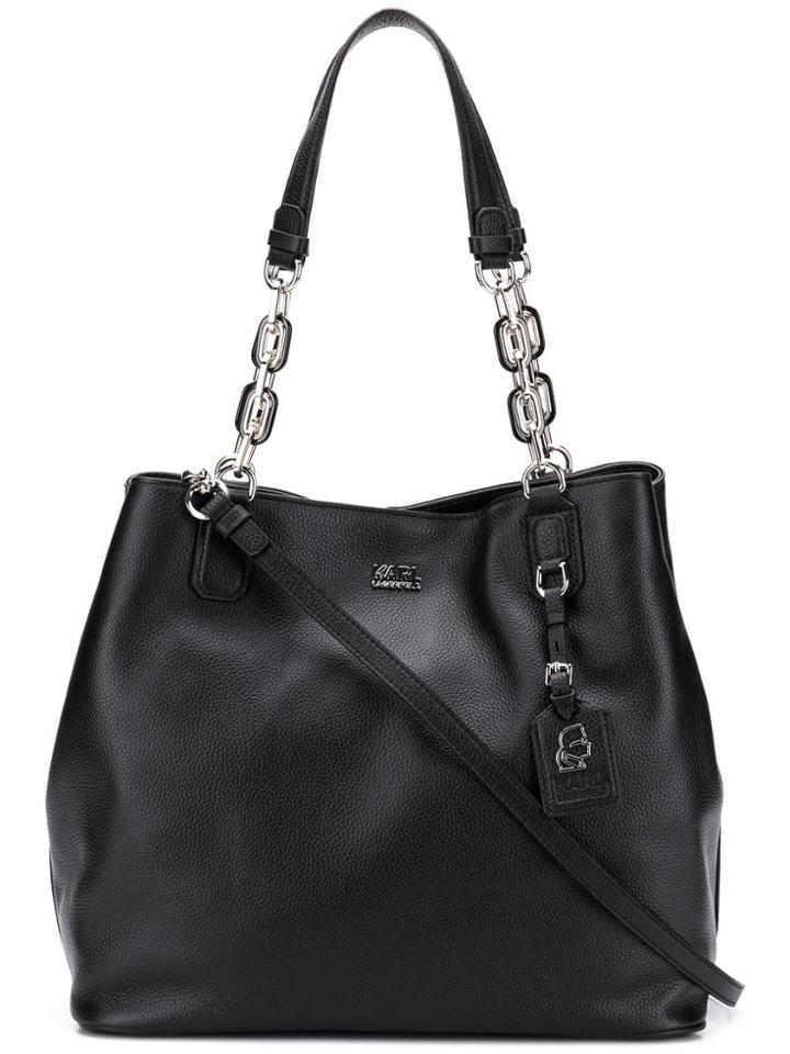 Karl Lagerfeld K/pebble Tote Bag - Black