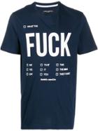 Frankie Morello What The F* T-shirt - Blue