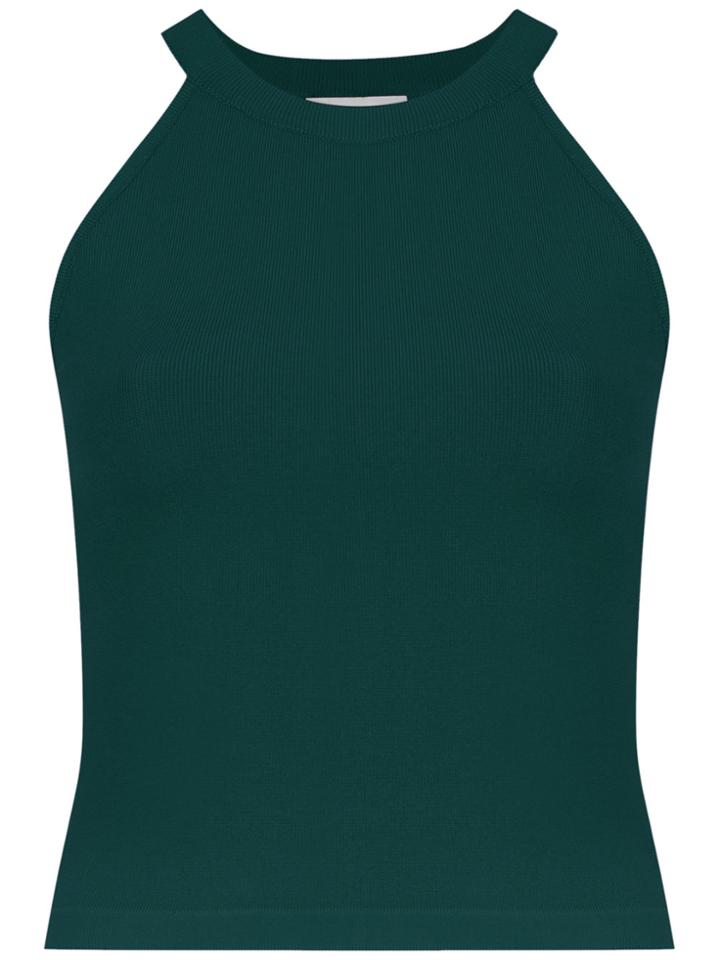 Egrey Knitted Blouse - Green