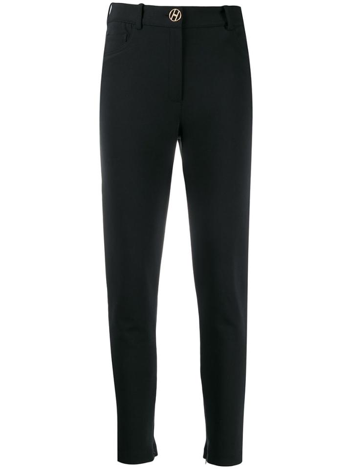 Elisabetta Franchi High-rise Skinny Trousers - Black